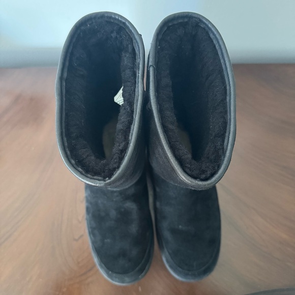 UGG Australia Women's Michaela Black Nubuck Boot Waterproof Winter Lined Size: 5 - Picture 6 of 11